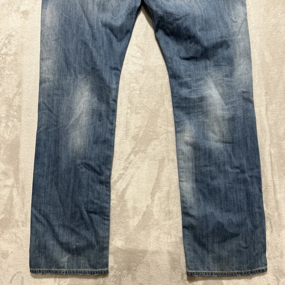 True Religion‎ Ricky Men's 40 Relaxed Straight Mid Rise Flap Back Pockets Logo